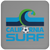 California Surf NASL Soccer Team Drink Coaster Pad color Gray California Surf NASL Soccer Team Drink Coaster Pad color Gray