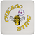 Chicago Sting NASL Soccer Team Coaster Pad color White Chicago Sting NASL Soccer Team Coaster Pad color White