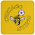 Chicago Sting NASL Soccer Team Coaster Pad color Gold Chicago Sting NASL Soccer Team Coaster Pad color Gold