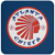Atlanta Chiefs NASL Soccer Team Coaster Pad color Royal Blue Atlanta Chiefs NASL Soccer Team Coaster Pad color Royal Blue