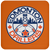 Edmonton Drillers NASL Soccer Team Drink Coaster Pad color Burnt Orange Edmonton Drillers NASL Soccer Team Drink Coaster Pad color Burnt Orange