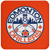 Edmonton Drillers NASL Soccer Team Drink Coaster Pad color Orange Edmonton Drillers NASL Soccer Team Drink Coaster Pad color Orange