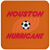 Houston Hurricane NASL Soccer Team Coaster Pad color Burnt Orange Houston Hurricane NASL Soccer Team Coaster Pad color Burnt Orange