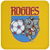 Memphis Rogues NASL Soccer Team Drink Coaster Pad color Gold Memphis Rogues NASL Soccer Team Drink Coaster Pad color Gold