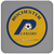 Rochester Lancers NASL Soccer Team Drink Coaster Pad color Gray