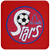 St. Louis Stars NASL Soccer Team Drink Coaster Pad color Red St. Louis Stars NASL Soccer Team Drink Coaster Pad color Red