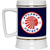 Atlanta Chiefs NASL Soccer Ceramic Beer Stein Mug 22 oz. color Navy