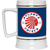 Atlanta Chiefs NASL Soccer Ceramic Beer Stein Mug 22 oz. color Royal Blue