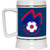 Boston Minutemen NASL Soccer Team Beer Mug Stein Drinkware 22 Oz. Capacity color Royal Boston Minutemen NASL Soccer Team Beer Mug Stein Drinkware 22 Oz. Capacity color Royal