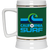California Surf NASL Soccer Team Beer Mug Stein Drinkware 22 Oz. Capacity color Forest Green California Surf NASL Soccer Team Beer Mug Stein Drinkware 22 Oz. Capacity color Forest Green