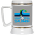 California Surf NASL Soccer Team Beer Mug Stein Drinkware 22 Oz. Capacity color Gray California Surf NASL Soccer Team Beer Mug Stein Drinkware 22 Oz. Capacity color Gray