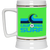 California Surf NASL Soccer Team Beer Mug Stein Drinkware 22 Oz. Capacity color Kelly Green California Surf NASL Soccer Team Beer Mug Stein Drinkware 22 Oz. Capacity color Kelly Green