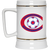Connecticut Bicentennials NASL Soccer Team Ceramic Beer Stein Mug 22 Oz. Capacity color White