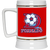 Dallas Tornado NASL Soccer Beer Stein Mug 22 Oz. Capacity color Red Dallas Tornado NASL Soccer Beer Stein Mug 22 Oz. Capacity color Red