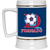 Dallas Tornado NASL Soccer Beer Stein Mug 22 Oz. Capacity color Royal Blue Dallas Tornado NASL Soccer Beer Stein Mug 22 Oz. Capacity color Royal Blue