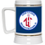 Hartford Bicentennials NASL Soccer Team Ceramic Beer Stein Mug 22 Oz. Capacity color Royal Blue
