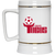Miami Toros NASL Soccer Team Ceramic Beer Stein Mug 22 Oz. Capacity color White