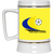 Oakland Clippers NASL Soccer Beer Stein Mug 22 Oz. Capacity color Yellow Oakland Clippers NASL Soccer Beer Stein Mug 22 Oz. Capacity color Yellow