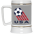 Team USA American National Soccer Team Ceramic Beer Stein Mug 22 Oz. Capacity color Gray