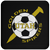 Utah Golden Spikers Drink Coaster Table Pad ASL Soccer Team color Black
