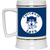Chicago Cats Beer Stein Ceramic 22 Oz. Capacity ASL Soccer Team color Royal Blue