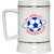 New York Apollo Beer Stein Mug Ceramic 22 Oz. Capacity ASL Soccer Team color White