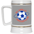 New York Apollo Beer Stein Mug Ceramic 22 Oz. Capacity ASL Soccer Team color Gray