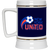 New York United Beer Stein Mug Ceramic 22 Oz. Capacity ASL Soccer Team color Navy