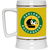 Oakland Buccaneers Beer Stein Mug Ceramic  22 Oz. Capacity ASL Soccer Team color Old Gold Oakland Buccaneers Beer Stein Mug Ceramic  22 Oz. Capacity ASL Soccer Team color Old Gold