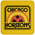 Chicago Horizons MISL Soccer Team Drink Coaster color Gold