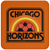 Chicago Horizons MISL Soccer Team Drink Coaster color Burnt Orange
