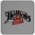 Hartford Hellions MISL Soccer Team Drink Coaster color Gray