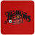 Hartford Hellions MISL Soccer Team Drink Coaster color Red