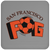 San Francisco Fog MISL Soccer Team Drink Coaster color Grey San Francisco Fog MISL Soccer Team Drink Coaster color Grey