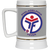 Philadelphia Fever Beer Mug Stein Ceramic 22 Oz. Capacity MISL Soccer Team color Gray