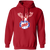 Chicago Stags Hoodie Pullover Classic NBA Basketball Team color Red Chicago Stags Hoodie Pullover Classic NBA Basketball Team color Red