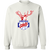 Chicago Stags Sweatshirt Classic Crewneck NBA Basketball color White Chicago Stags Sweatshirt Classic Crewneck NBA Basketball color White