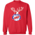 Chicago Stags Sweatshirt Classic Crewneck NBA Basketball color Red Chicago Stags Sweatshirt Classic Crewneck NBA Basketball color Red