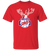 Chicago Stags T-shirt Tee Short Sleeve Cotton Shirt NBA Basketball Team Logo color Red Chicago Stags T-shirt Tee Short Sleeve Cotton Shirt NBA Basketball Team Logo color Red