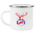 Chicago Stags Camping Mug Enamel 12 oz. NBA Basketball Team color White