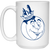 Cincinnati Royals Coffee Mug Ceramic 15 oz. NBA Basketball Team color White Cincinnati Royals Coffee Mug Ceramic 15 oz. NBA Basketball Team color White