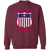 Indianapolis Olympians Sweatshirt Classic Crewneck NBA Basketball color Maroon Indianapolis Olympians Sweatshirt Classic Crewneck NBA Basketball color Maroon