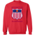 Indianapolis Olympians Sweatshirt Classic Crewneck NBA Basketball color Red Indianapolis Olympians Sweatshirt Classic Crewneck NBA Basketball color Red