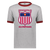 Indianapolis Olympians T-shirt Short Sleeve Cotton Tee Shirt NBA Basketball Team color Athletic Heather/Red Indianapolis Olympians T-shirt Short Sleeve Cotton Tee Shirt NBA Basketball Team color Athletic Heather/Red
