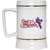 Cleveland Rebels Beer Stein Mug Ceramic 22 oz. NBA Basketball Team color White Cleveland Rebels Beer Stein Mug Ceramic 22 oz. NBA Basketball Team color White