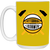 Pittsburgh Ironmen Coffee Mug Ceramic 15 oz. NBA Basketball Team color Old Gold Pittsburgh Ironmen Coffee Mug Ceramic 15 oz. NBA Basketball Team color Old Gold