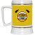 Pittsburgh Ironmen Beer Stein Mug Ceramic 22 oz. NBA Basketball Team color Old Gold Pittsburgh Ironmen Beer Stein Mug Ceramic 22 oz. NBA Basketball Team color Old Gold