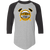 Pittsburgh Ironmen Raglan Shirt 3/4 Sleeve NBA Basketball Team color Athletic Heather Gray/Black Pittsburgh Ironmen Raglan Shirt 3/4 Sleeve NBA Basketball Team color Athletic Heather Gray/Black