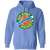 San Diego Rockets Hoodie Pullover Classic NBA Basketball Team color Carolina Blue