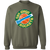San Diego Rockets Crewneck Pullover Sweatshirt NBA Basketball Team color Military Green San Diego Rockets Crewneck Pullover Sweatshirt NBA Basketball Team color Military Green